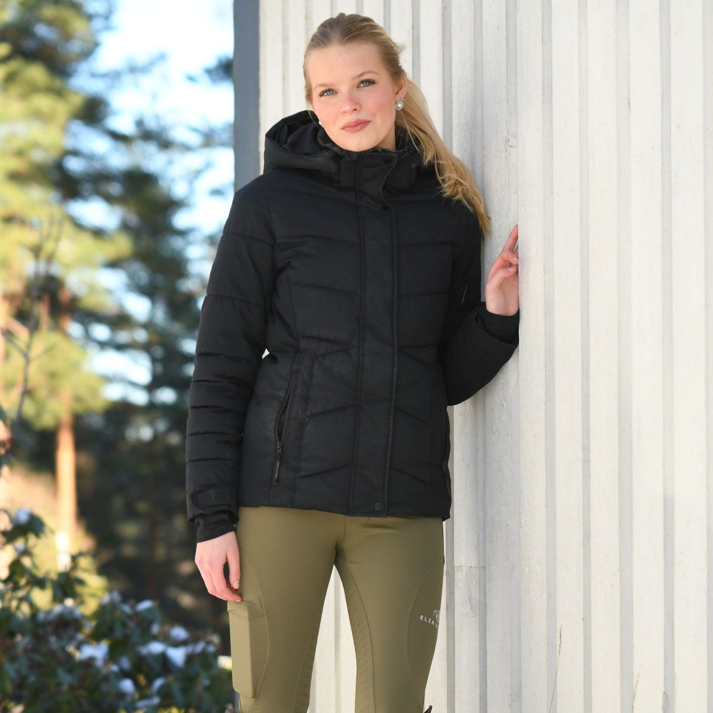 The Equine Athleisure Leggings - Olive green